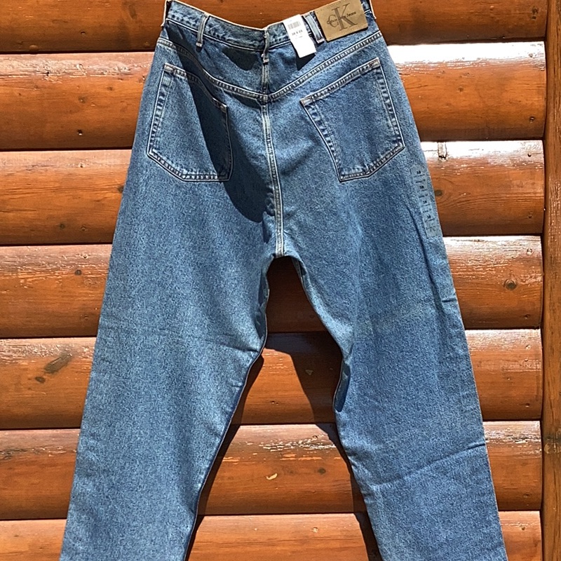 Nwt Men’s Calvin Klein High Rise Easy Fit Jeans 38 X 32 Deadstock